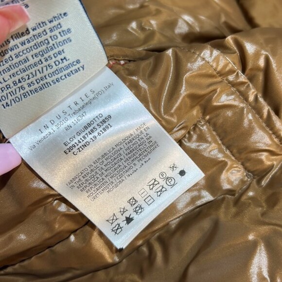 Moncler Red Down Eloy Jacket - Picture 12 of 13